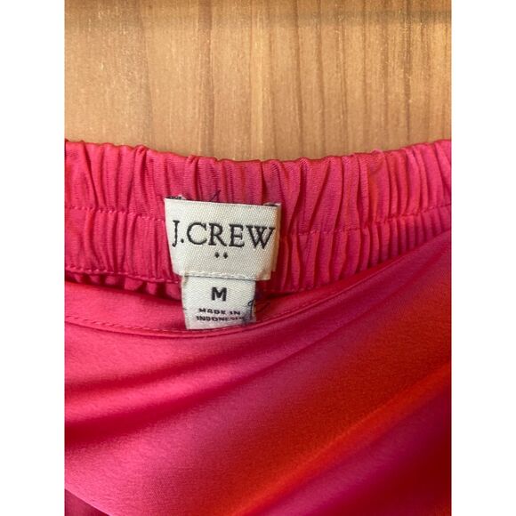 J. Crew Factory | Pink Satin Chic A-Line mini skirt | Medium - Picture 3 of 4